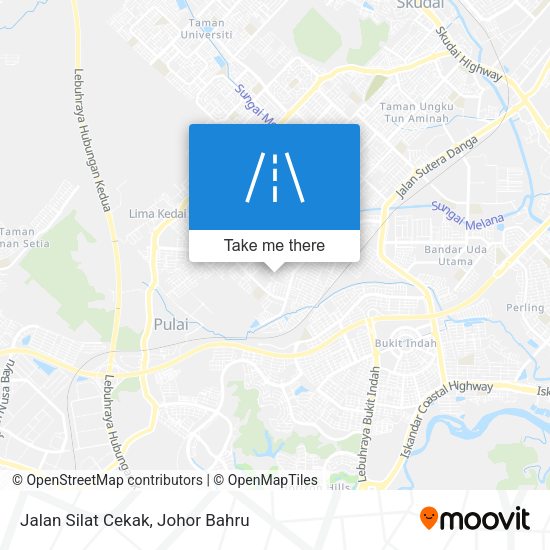 Jalan Silat Cekak map