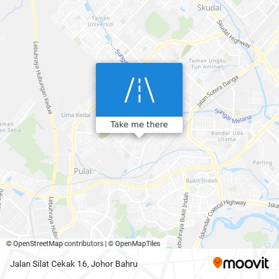 Jalan Silat Cekak 16 map