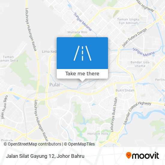 Jalan Silat Gayung 12 map