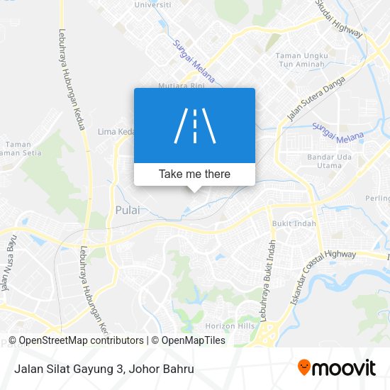 Jalan Silat Gayung 3 map