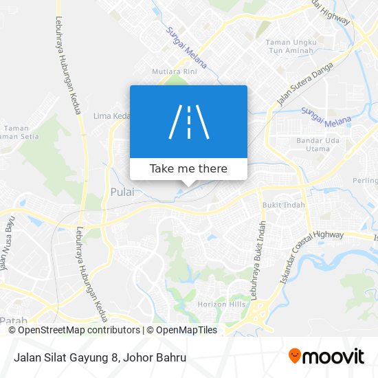 Jalan Silat Gayung 8 map