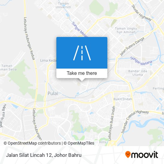 Jalan Silat Lincah 12 map