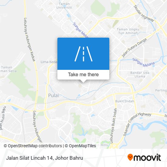 Jalan Silat Lincah 14 map