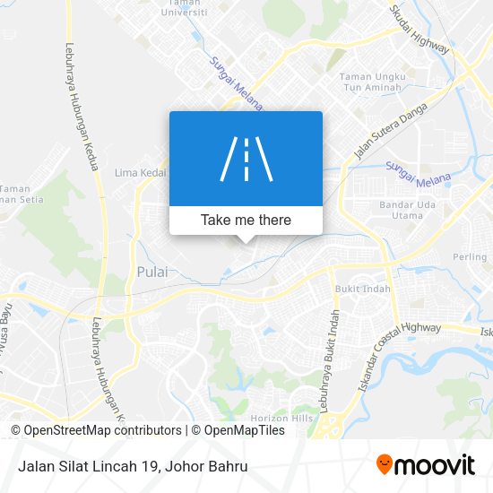 Jalan Silat Lincah 19 map
