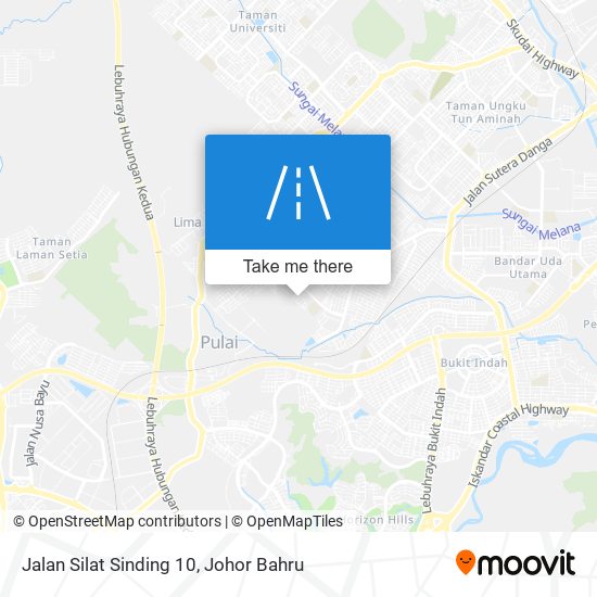 Jalan Silat Sinding 10 map