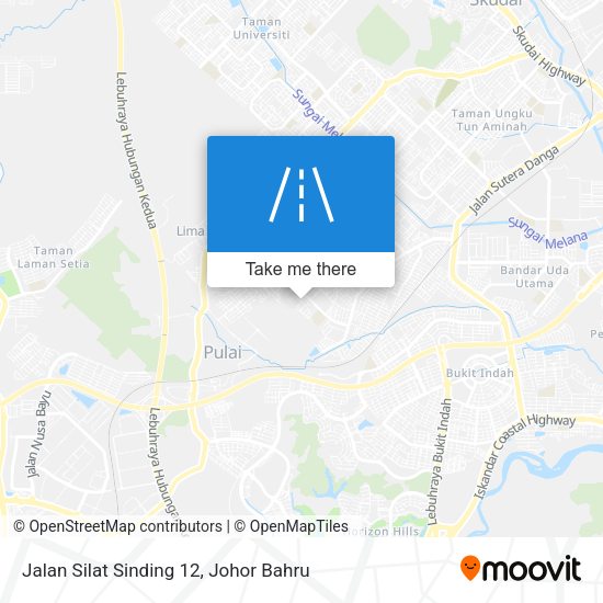 Jalan Silat Sinding 12 map