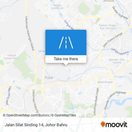 Jalan Silat Sinding 14 map