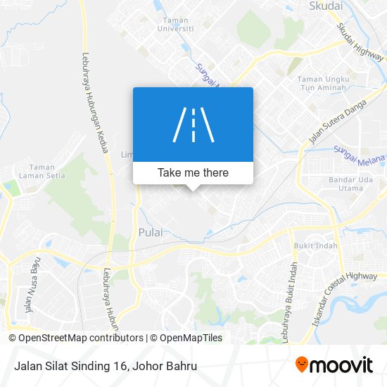 Jalan Silat Sinding 16 map