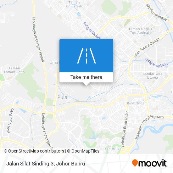 Jalan Silat Sinding 3 map