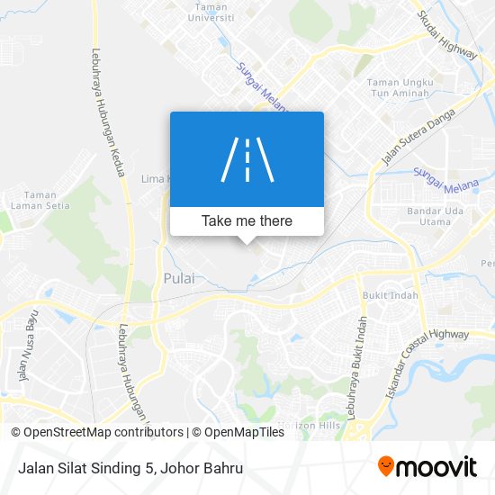 Jalan Silat Sinding 5 map