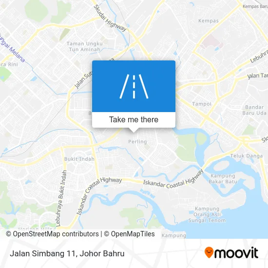 Jalan Simbang 11 map