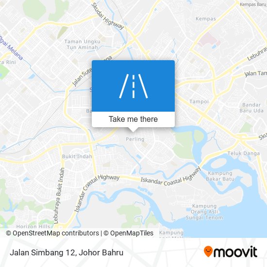 Jalan Simbang 12 map