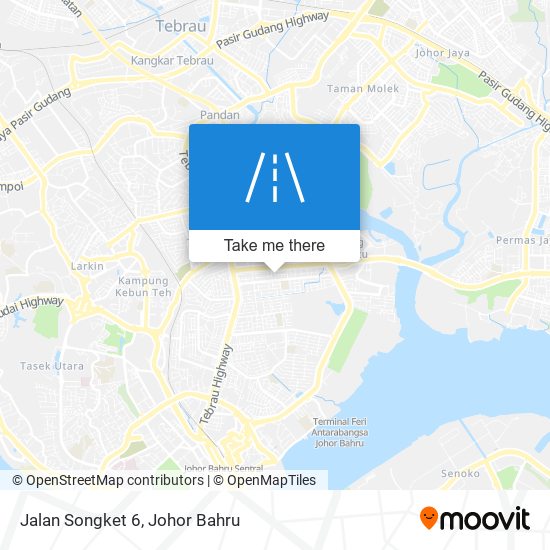 Jalan Songket 6 map