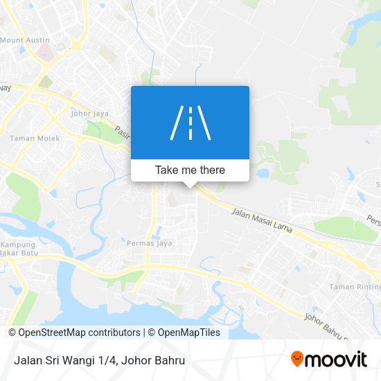 Jalan Sri Wangi 1/4 map