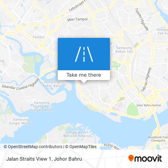 Jalan Straits View 1 map