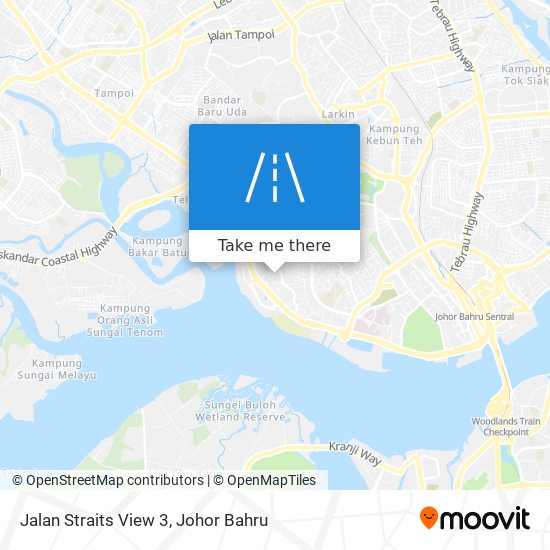 Jalan Straits View 3 map