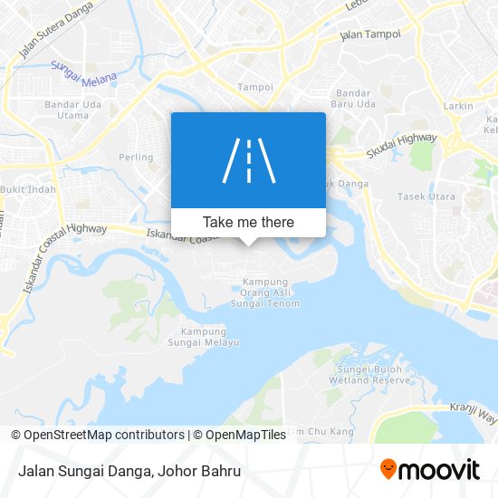 Jalan Sungai Danga map