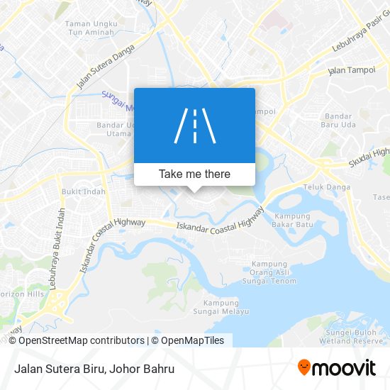 Jalan Sutera Biru map