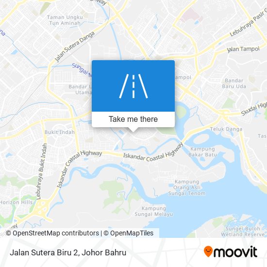 Jalan Sutera Biru 2 map