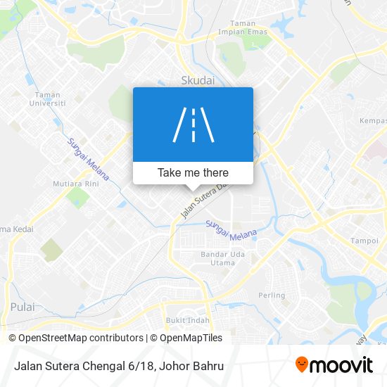 Jalan Sutera Chengal 6/18 map