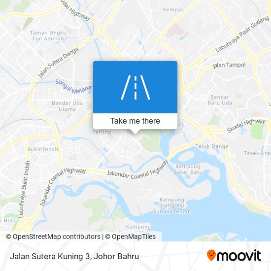 Jalan Sutera Kuning 3 map