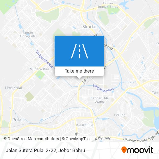 Jalan Sutera Pulai 2/22 map