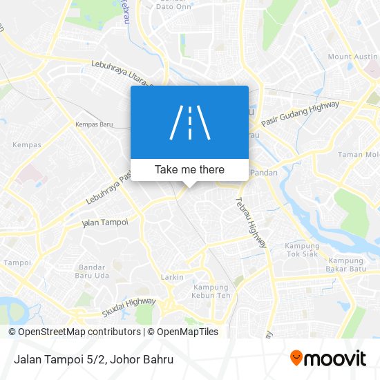 Jalan Tampoi 5/2 map