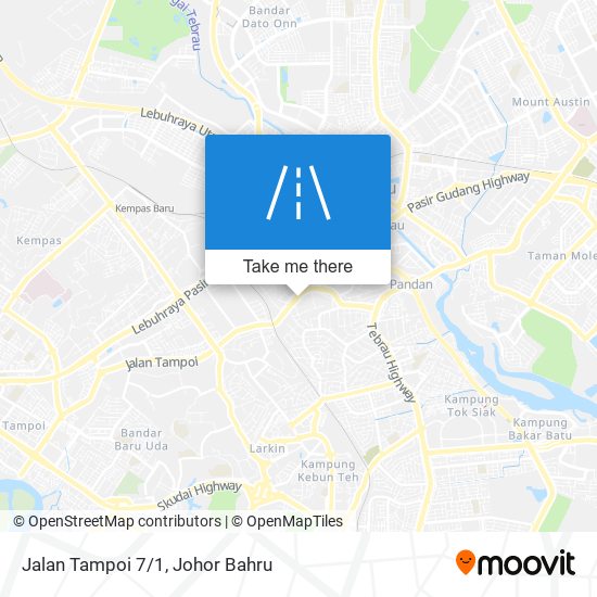 Jalan Tampoi 7/1 map