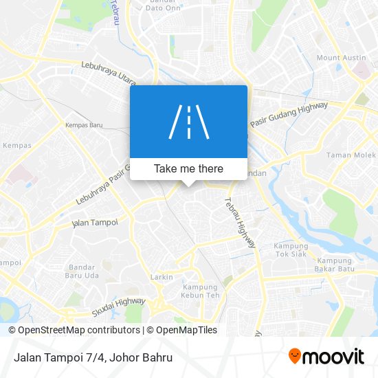 Jalan Tampoi 7/4 map