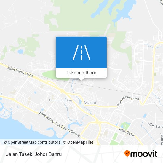 Jalan Tasek map