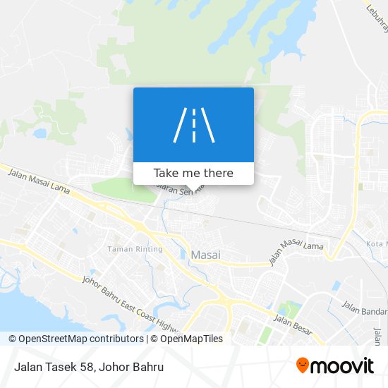 Jalan Tasek 58 map