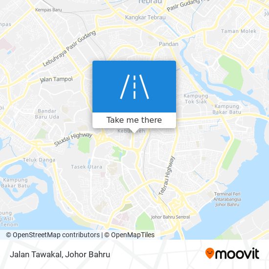 Jalan Tawakal map