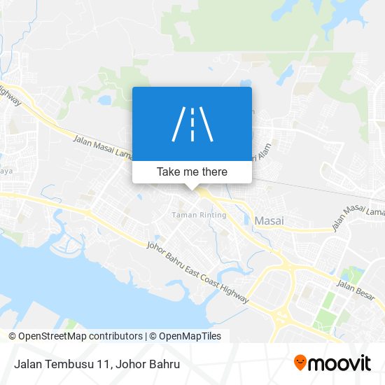 Jalan Tembusu 11 map