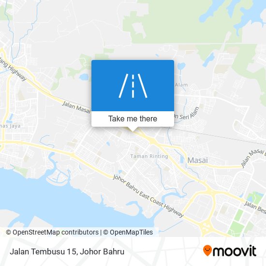 Jalan Tembusu 15 map