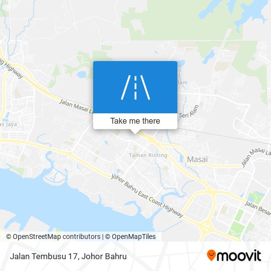 Jalan Tembusu 17 map