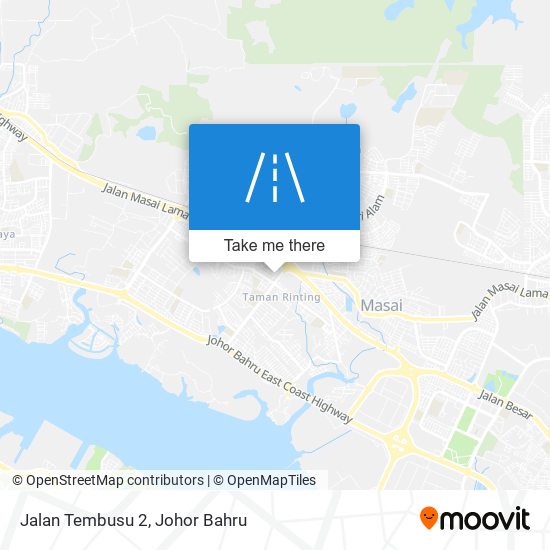 Jalan Tembusu 2 map