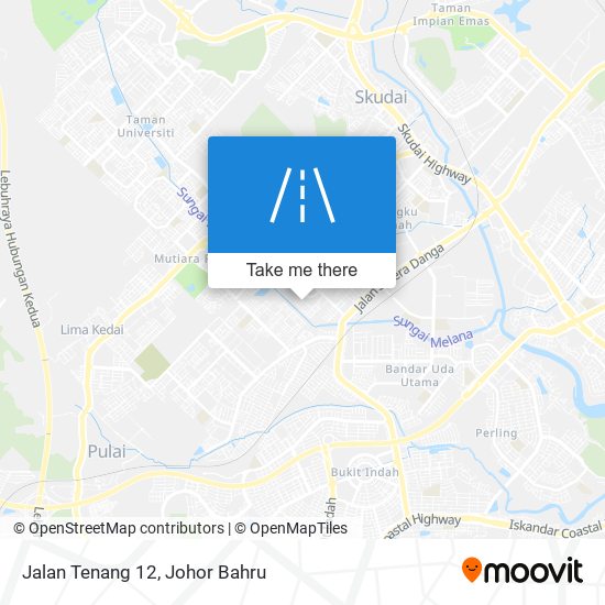 Jalan Tenang 12 map