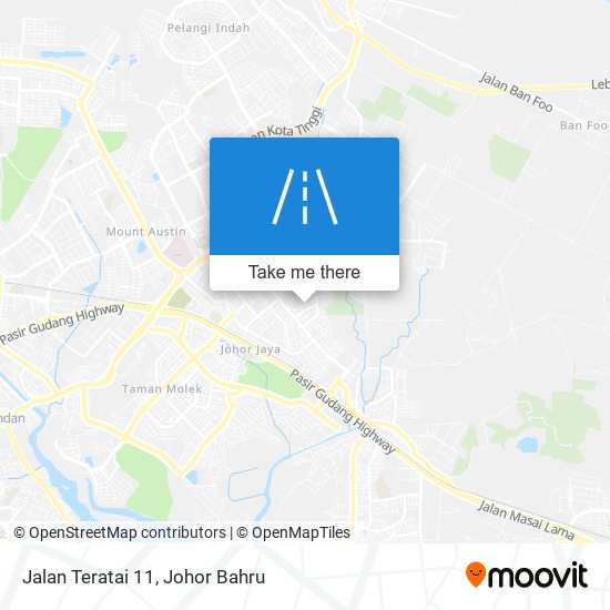 Jalan Teratai 11 map