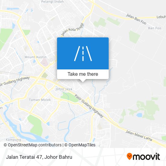 Jalan Teratai 47 map