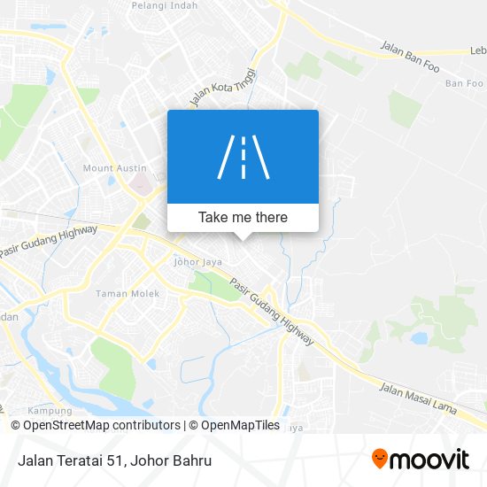 Jalan Teratai 51 map