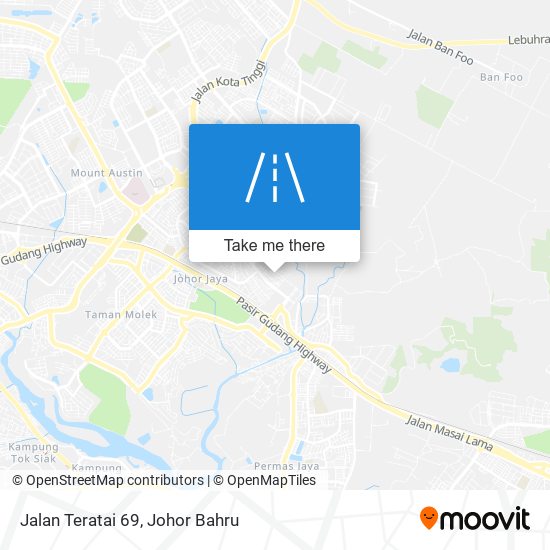 Jalan Teratai 69 map