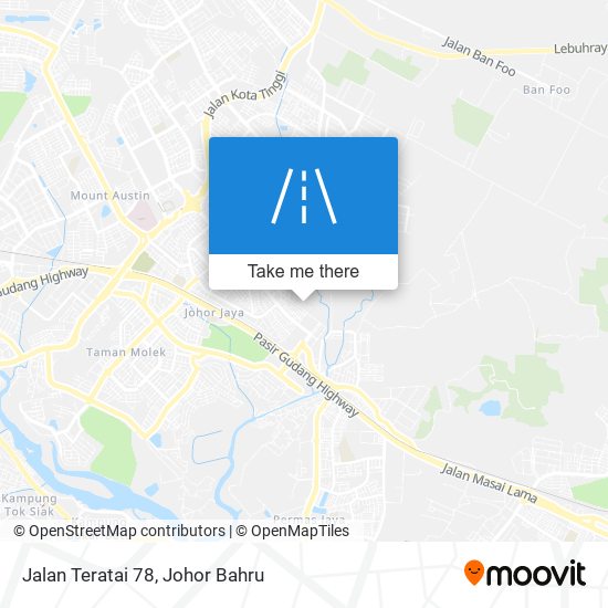 Jalan Teratai 78 map