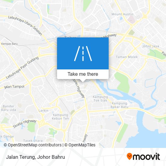 Jalan Terung map