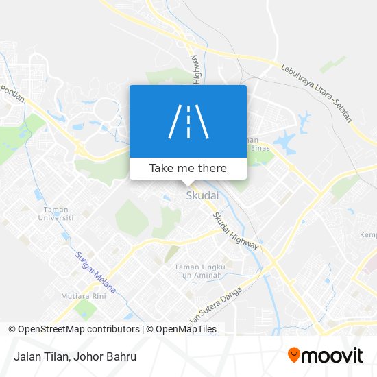 Jalan Tilan map