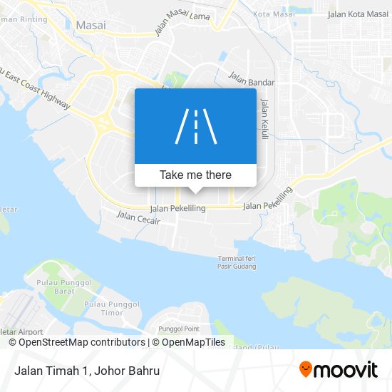 Jalan Timah 1 map