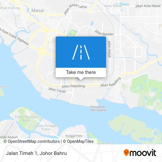 Jalan Timah 1 map