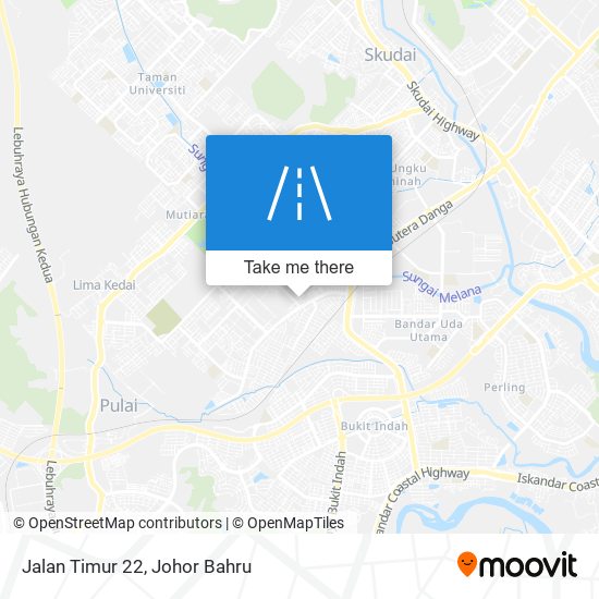 Jalan Timur 22 map