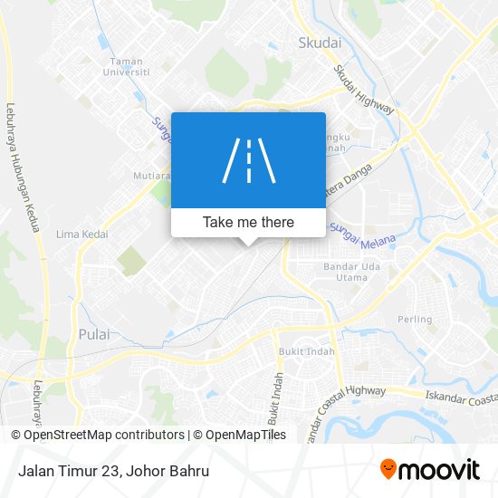 Jalan Timur 23 map