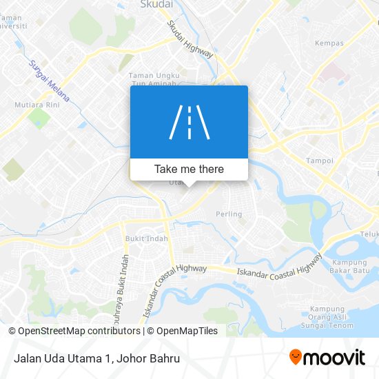 Jalan Uda Utama 1 map