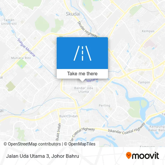 Jalan Uda Utama 3 map